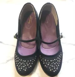 AirFITplus ビジューパンプス 24.5cm asics 高機能パンプス