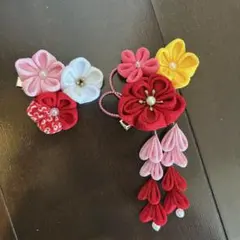 七五三 髪飾り ハンドメイド