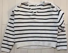 UNIQLO C Vネックボーダーセーター