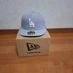 NEW ERAキャップ　59FIFTY LAグレー×ホワイト