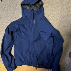 ネイビー フード付き ナイロンジャケット　テック値下げ対応