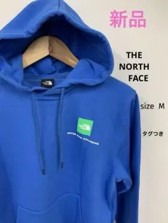 新品❣️THE NORTH FACE　パーカー　M　メンズ　裏起毛　ブルー