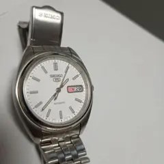 SEIKO 5 自動巻き 腕時計 メンズ SNK601K1 シルバー 中古品 - メルカリ