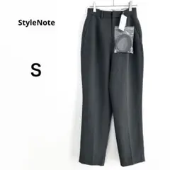 【美品•ベルト付き】StyleNoteスタイルノート　テーパードパンツ Sのサムネイル