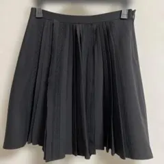 ヴァレンティノ　ブラック プリーツスカート レース切り替えのサムネイル