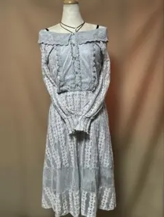 axesfam アクシーズファム 平成女児森ガールワンピース