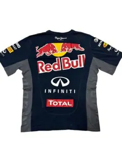 Pepe Jeans Red Bull racingロゴ Tシャツ ネイビー　M