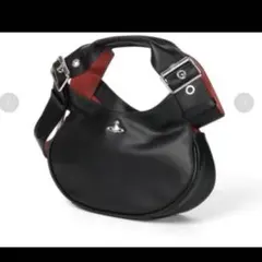 【超希少】ヴィヴィアンウエストウッド ハンドバッグ ブラック オーブ ロゴ