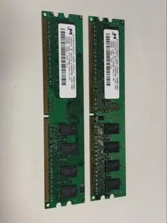 パソコンメモリ　DDR2 SDRAM 256MB　２個