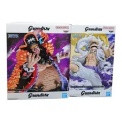 ワンピース Grandista ルフィ ギア5 黒ひげ フィギュア2種 - メルカリ
