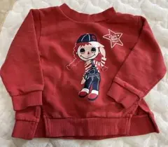 DADDY OH DADDY 赤色 トレーナー サイズ90