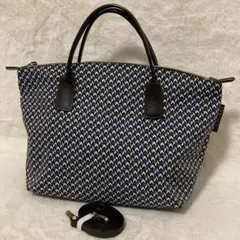極美品 ロベルタピエリ ハンドバッグ ショルダーバッグ 2way 総柄