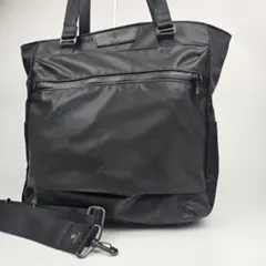 美品 マスターピース Progress Coating トートバッグ 肩かけ 黒のサムネイル