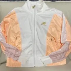 new balance ジップアップ　トラックジャケット 白　オレンジ　アウター