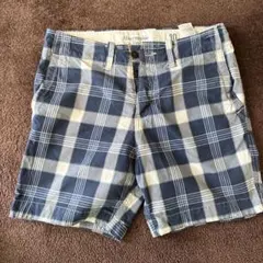 Abercrombie & Fitch チェック柄ショートパンツ 30のサムネイル