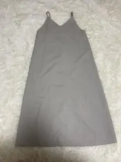 GU グレー キャミワンピース Sサイズ