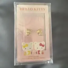 ハローキティ　Hello Kitty 18金メッキ イヤリング