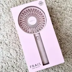 新品Francfrancフランフラン　ハンディファン　扇風機Type-Cピンク②