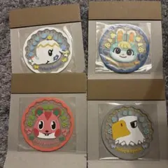 どうぶつの森 クリアラバーコースター 4個セット