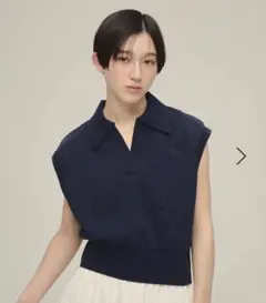el jeanasis Compact Polo NS ポロ ネイビーのサムネイル