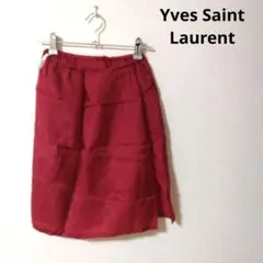 Yves Saint Laurent 赤ペチコート