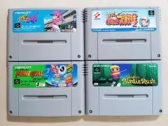 スーパーファミコン スポーツ4本セット 動作確認済み