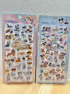 正規品　ディズニー　プチドロップステッカー　クラシック　ベビーミッキーフレンズ