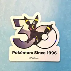 韓国限定　ポケモン 30周年 記念ステッカー メガフェスタ　ブラッキー 韓国限定 ポケモン 30周年 記念ステッカー メガフェスタ ブラッキー
