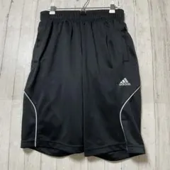 M≪adidas≫アディダス　ハーフパンツ　ブラック　スポーツ　運動　部活　美品