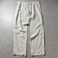 NAUTICAリネンイージーパンツ L 100%リネン LOOSE FIT香港製のサムネイル