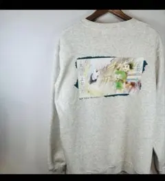 HUNTER×HUNTER プリント トレーナー グレー　3L