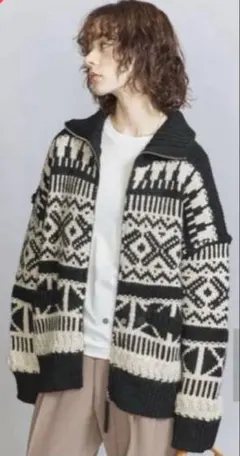 カウチン カーディガン