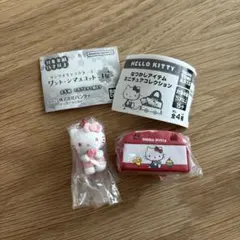 ワントーンマスコット桜　なつかしアイテムミニチュアコレクション　キティ