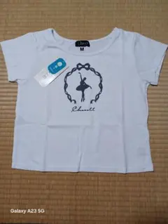 Chacott 大人Mバレリーナプリント Tシャツ ホワイトのサムネイル