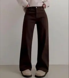 SONA 裏起毛ストレートパンツ