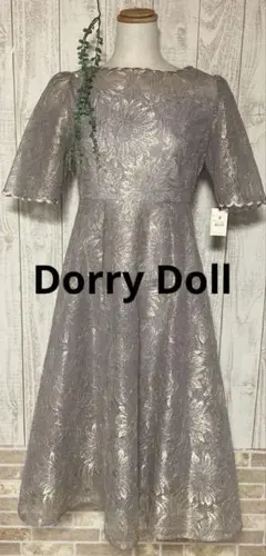 新品♡Dorry Doll ゴールドヴィンテージレースワンピースドレス 結婚式