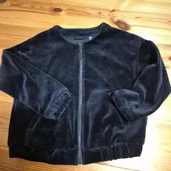 UNIQLO ベロア　ジャケット 110センチ　 黒