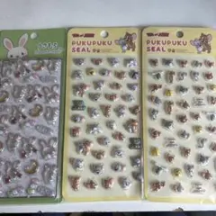 トムとジェリー　ぷくぷくシール　2種　うさもち