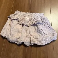 テータテートフリル付きブルマベージュバースデイ80サイズカボチャパンツ