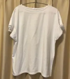 ハニーズ　Honeys　フリル袖Tシャツ　白