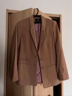 H&M ベージュ ブラウン　テーラードジャケット EUR34
