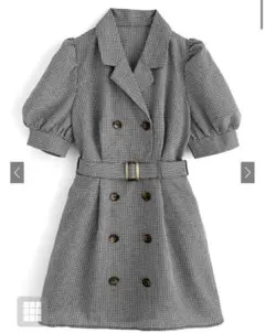 GRL ベルト付きチェック柄ミニワンピース tu405