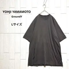 希少 YOHJI YAMAMOTO GroundY スリット入り Tシャツ Lのサムネイル