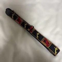 Fender ギター用ストラップ 黒赤