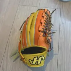 野球 グローブ オレンジ ハタケヤマ 外野手用 軟式 TH-179WR - メルカリ