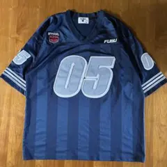 90's USA製 FUBU フブ 05 ナンバリング ゲームシャツ XLのサムネイル