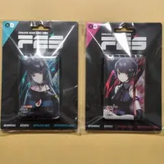 ゼンゼロ 公式グッズ 華やぐ遊歩シリーズ スクエアバッジ 星見雅&エレン