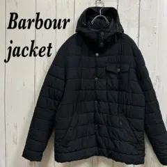 482]Barbourバブアーフルジップ中綿ジャケットブルゾンフードパーカー古着