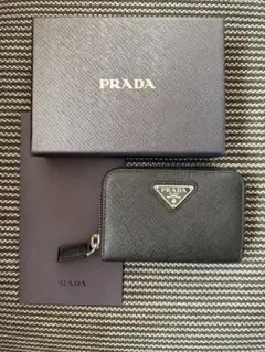 最終値下超美品 PRADA プラダ サフィアーノトライアングル コインケース