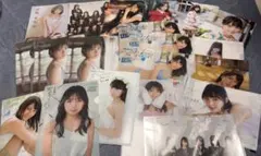乃木坂46 櫻坂 欅坂 雑誌付録 クリアファイル ポスター 47枚大量セットのサムネイル